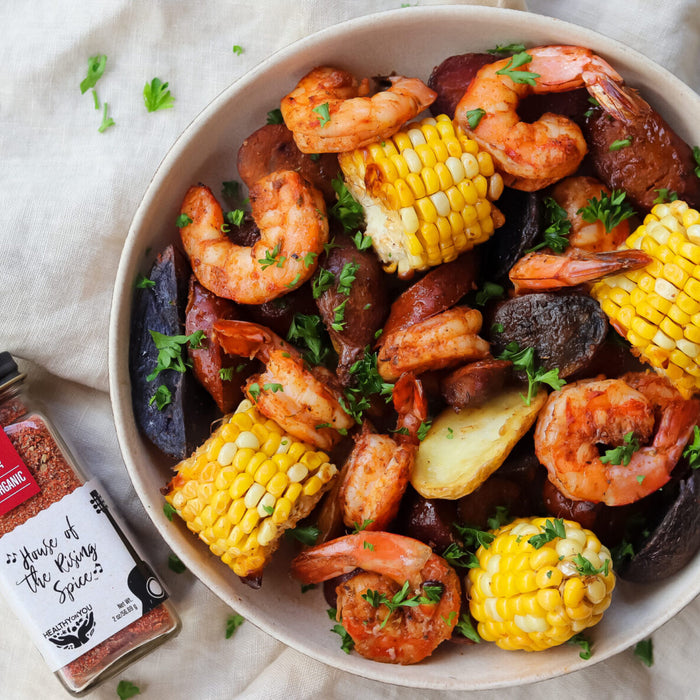 Creole Shrimp and Corn Sheet Pan Dinner - Recipe by Samantha Binkley