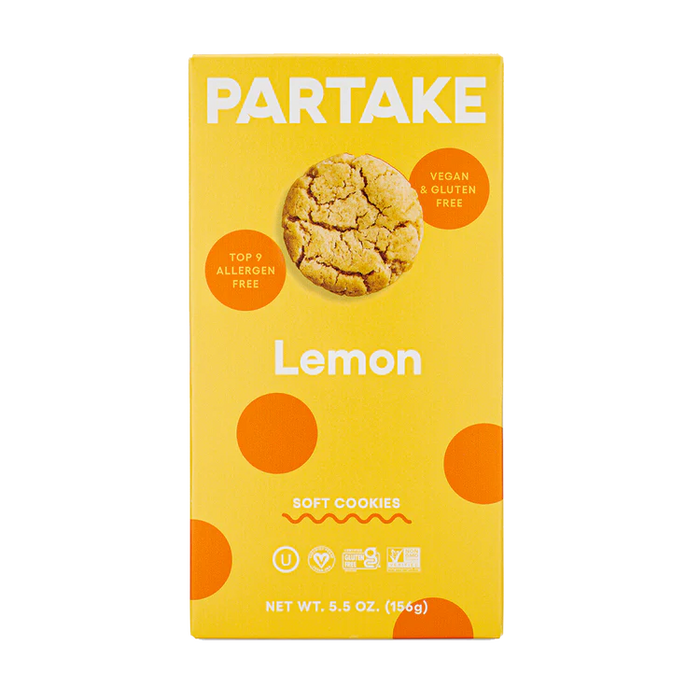 Partake Soft Baked Lemon Cookies