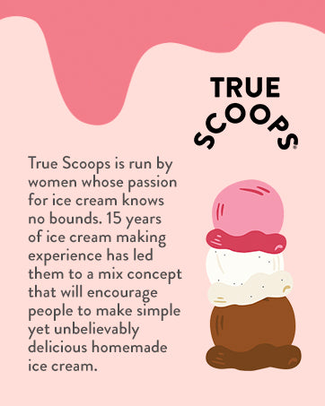 True Scoops Strawberry Ice Cream Mix