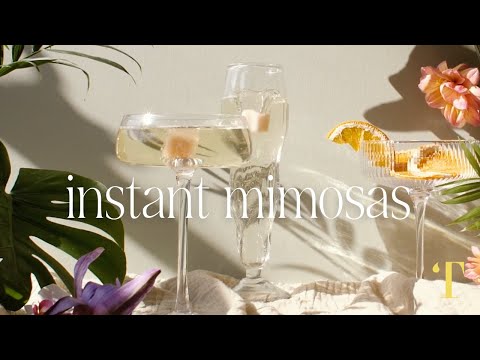 TD Teaspressa Diy Mimosa Kit| Champagne Infused Flavored Sugar Cubes| Made  With All-Natural Ingredients| Instant Mimosa Cocktail Drink| (Mimosa
