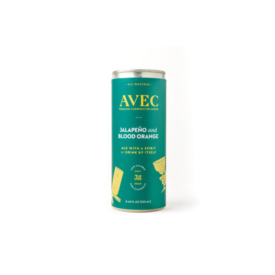 AVEC Jalapeno & Blood Orange Natural Sparkling Drink - Case of 4