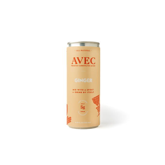 AVEC Ginger Natural Sparkling Drink - Case of 4