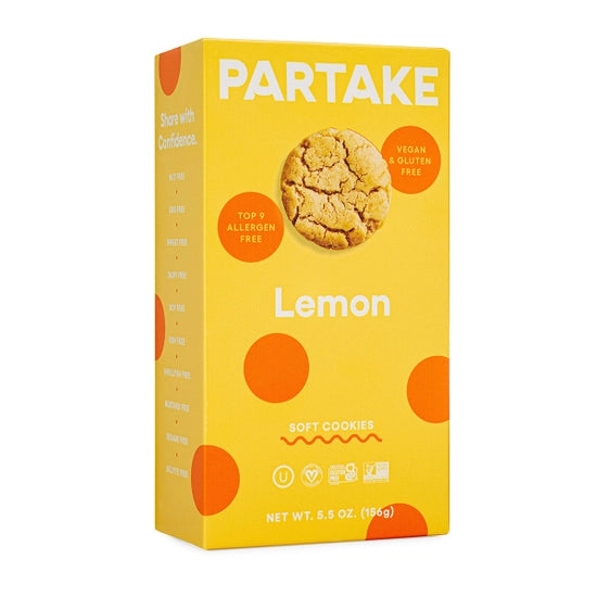 Partake Soft Baked Lemon Cookies