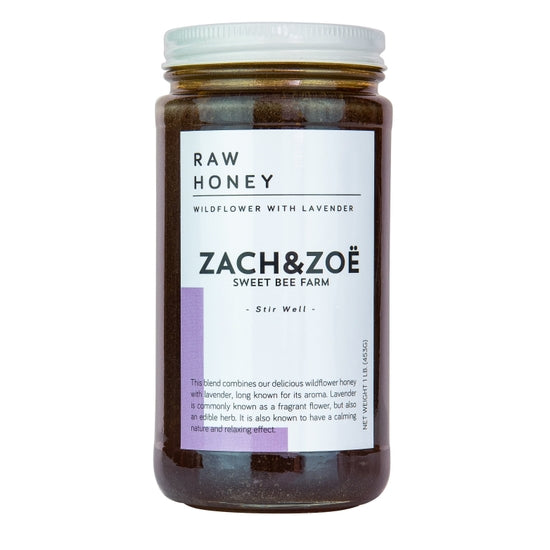 Zach & Zoe Sweet Bee Farm Wildflower Honey With Lavender