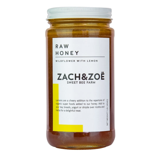 Zach & Zoe Sweet Bee Farm Wildflower Honey With Lemon