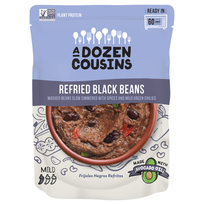 A Dozen Cousins Refried Black Beans