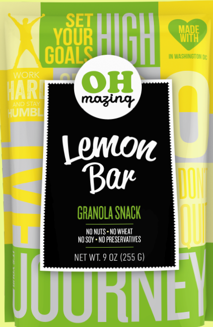 Oh-Mazing! Granola Lemon Bar